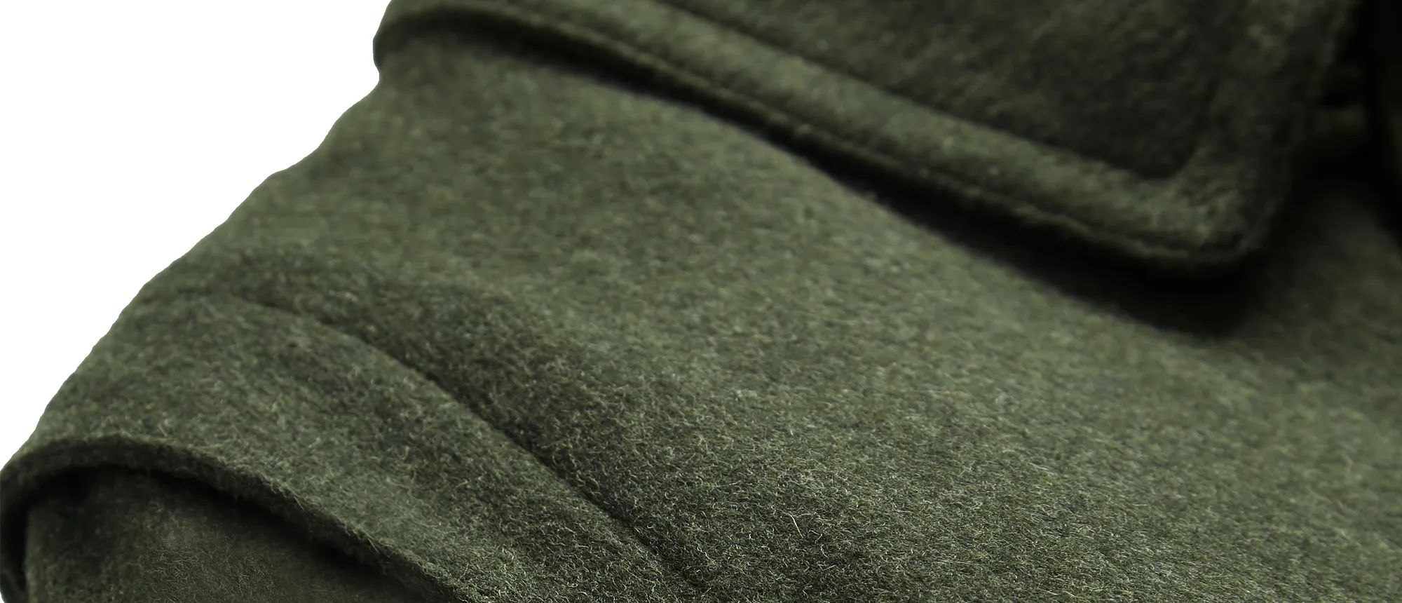 The Loden Bomber in Green Wool & Alpaca Mix