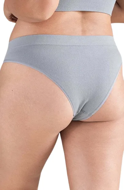 The TENCEL™ High Leg Brief Storm Grey