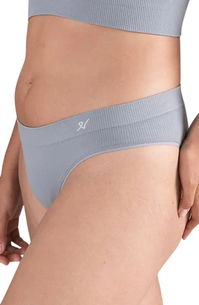 The TENCEL™ High Leg Brief Storm Grey