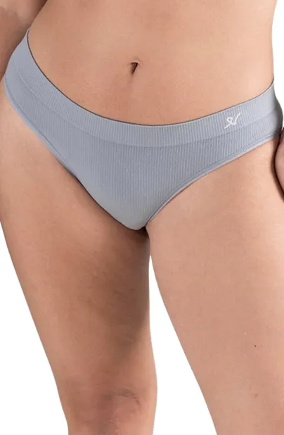 The TENCEL™ High Leg Brief Storm Grey