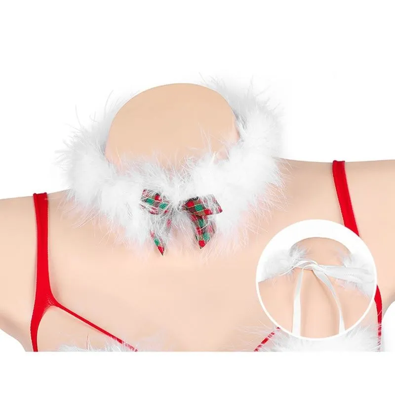 Tiny Reindeer Fishnet Lingerie