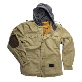 Troll Co. Men's Elwood Hooded Snap-Up Sherpa-Lined Jacket