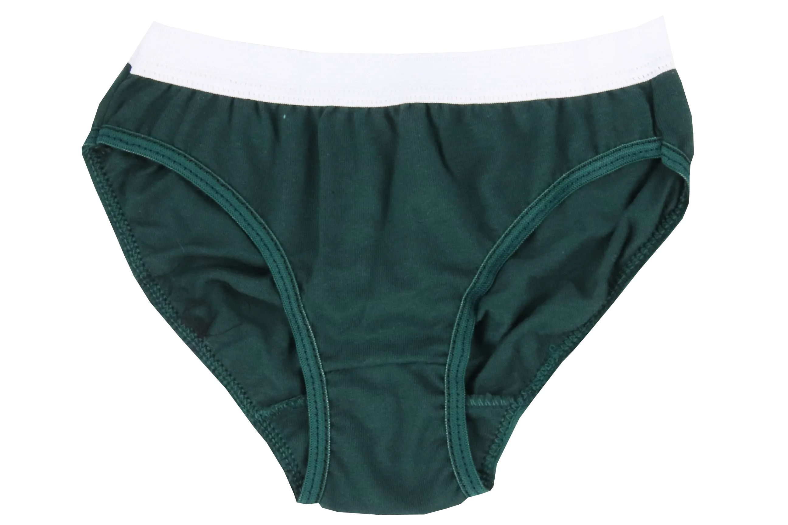 Underwear Girls Panties - Bottle Green (3pk)