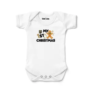 Vegas Golden Knights "My First Christmas Gingerbread" Bodysuit