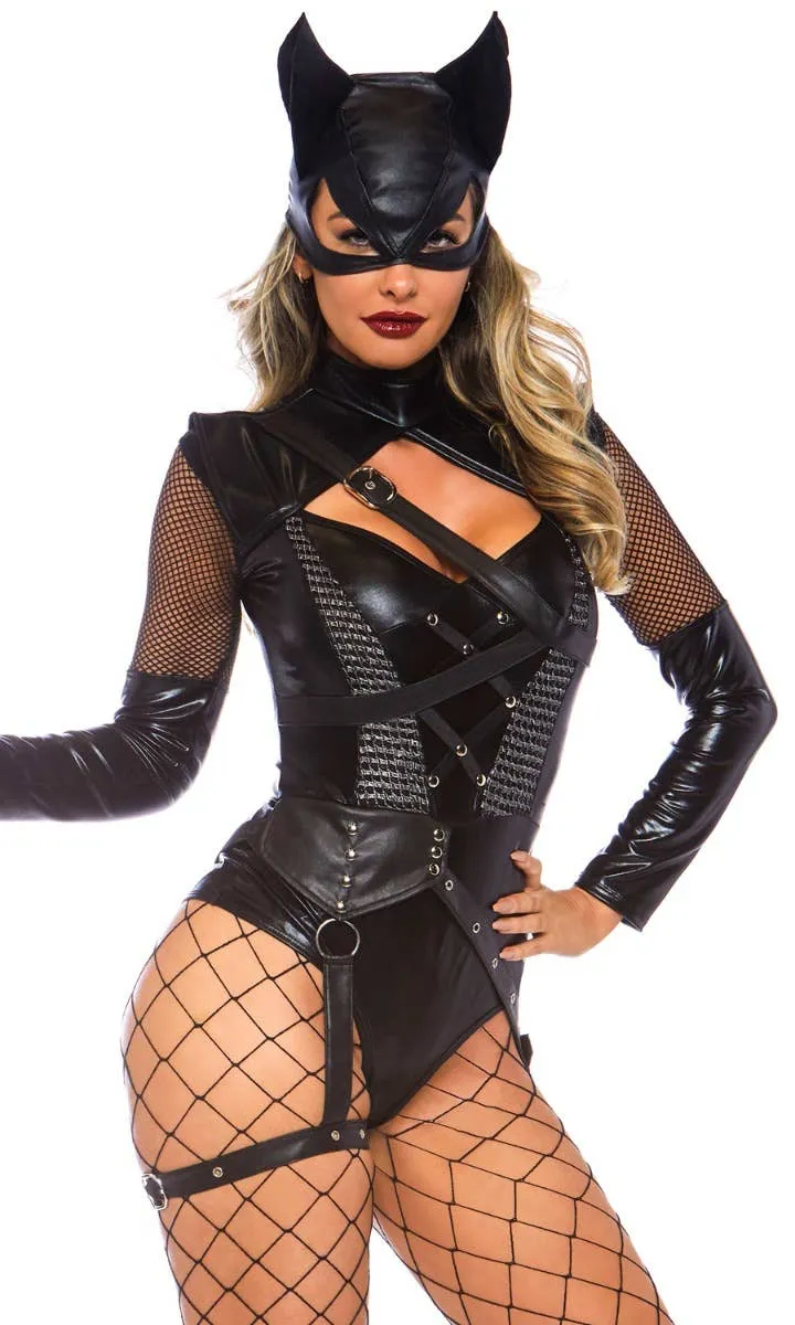 Villainess Vixen Womens Sexy Catwoman Costume