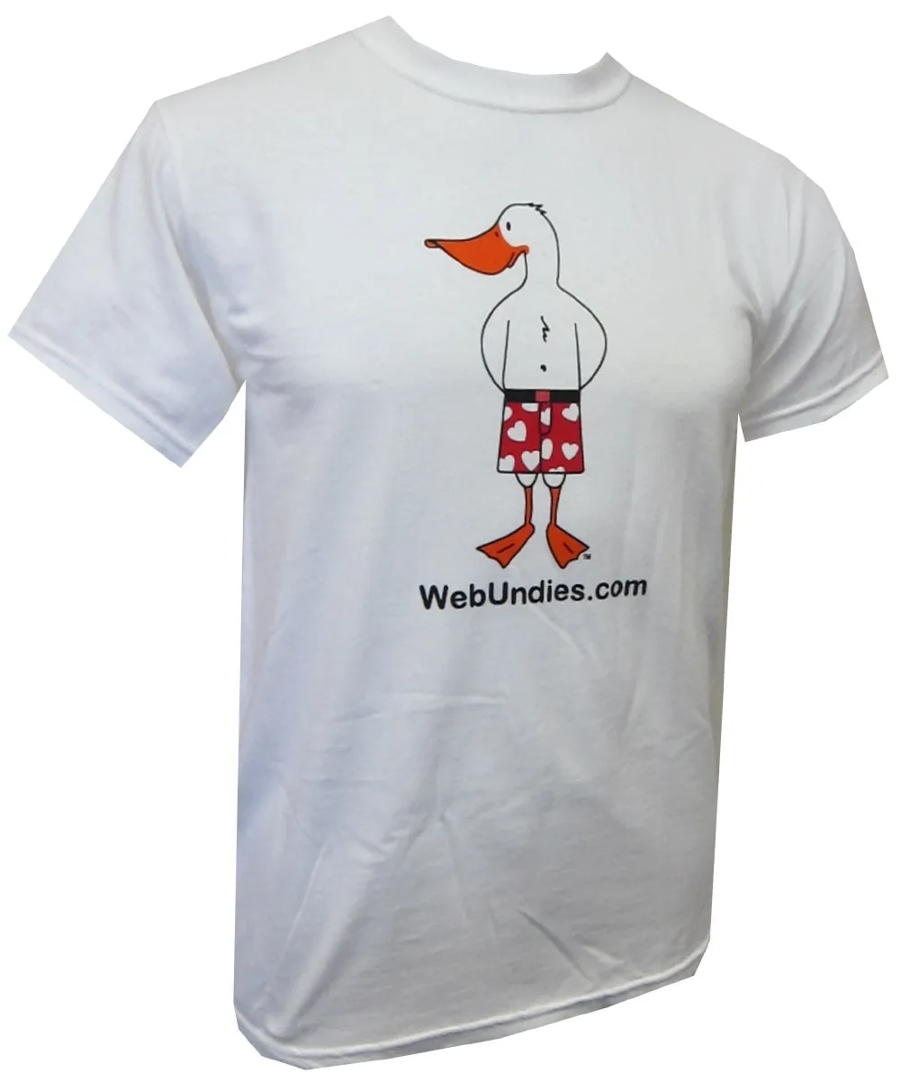 WebUndies Youth Short Sleeve Logo Tee Front and Back