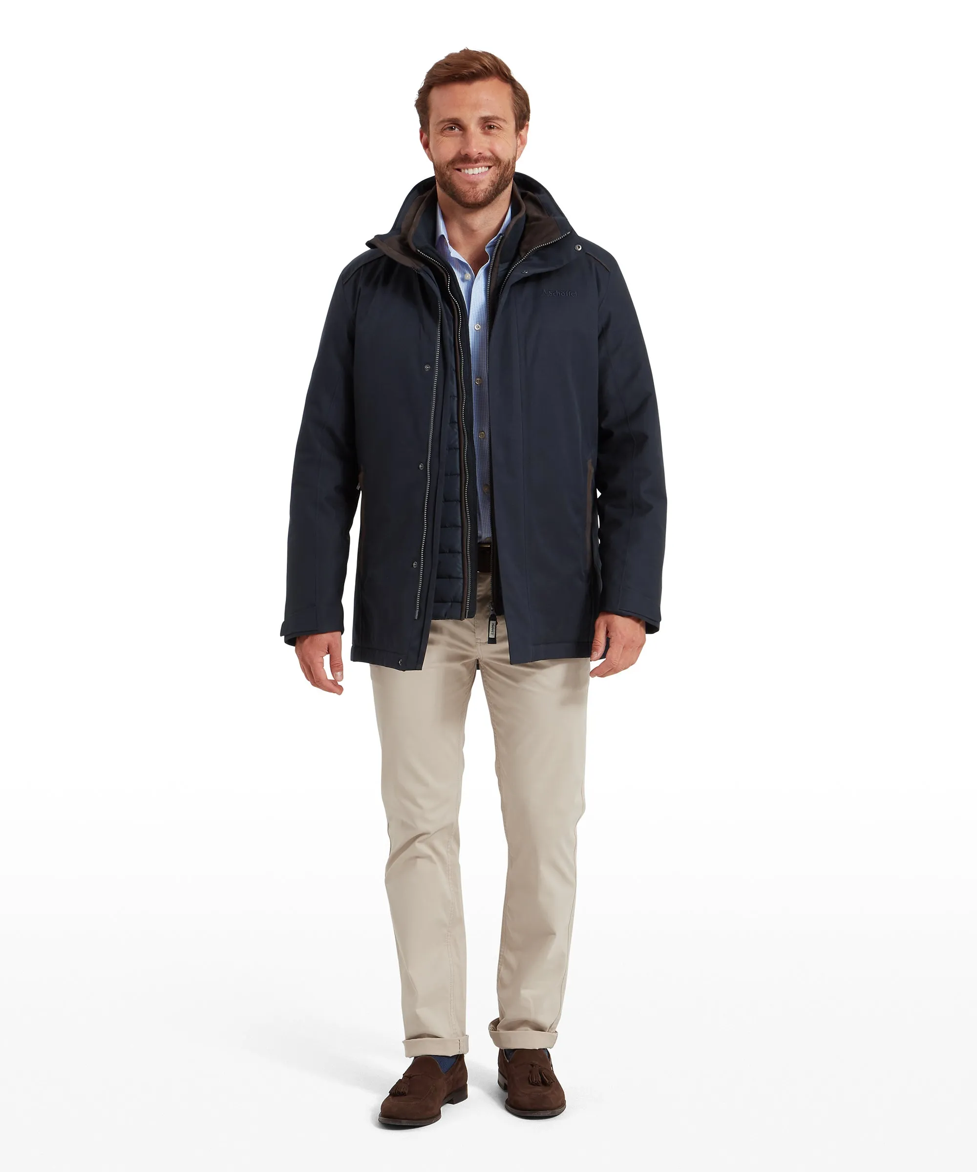 Whitton Waterproof Coat - Navy