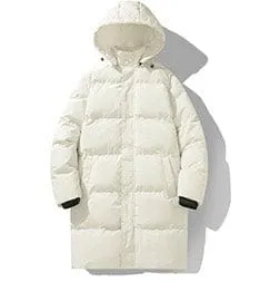 Winter Unisex long Hooded Waterproof Thick Cotton Jacket-YG7702