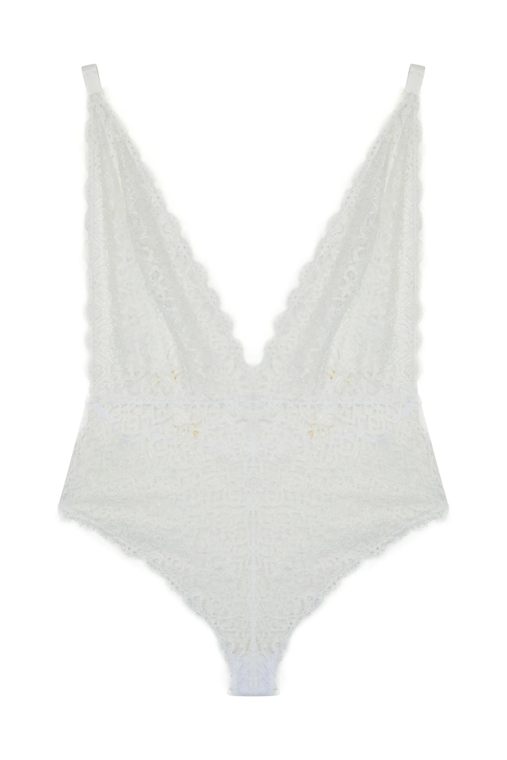 Wolf & Whistle Ariana Ivory Everyday Lace Body