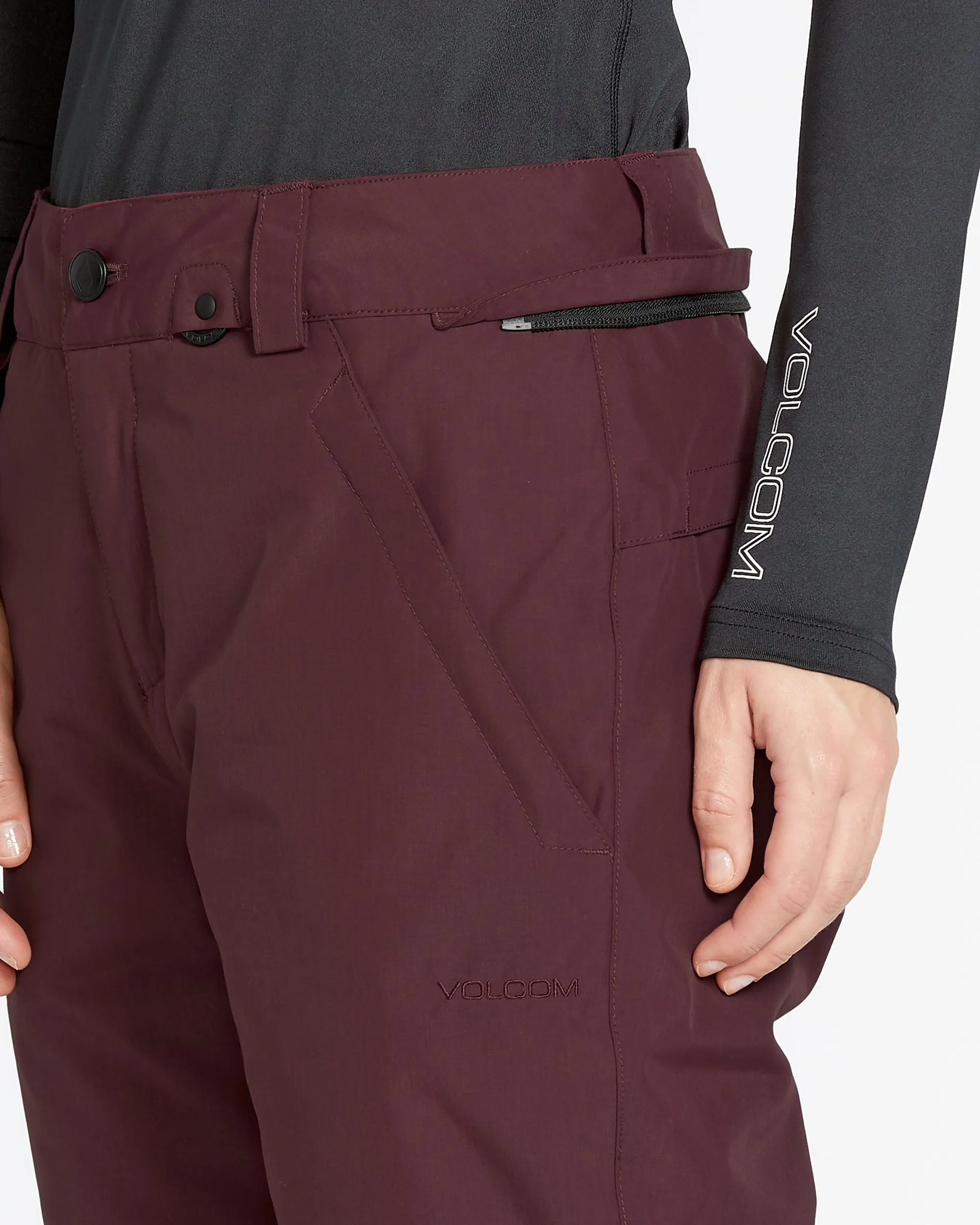 Womens Frochickie Insulated Pants - Burgundy