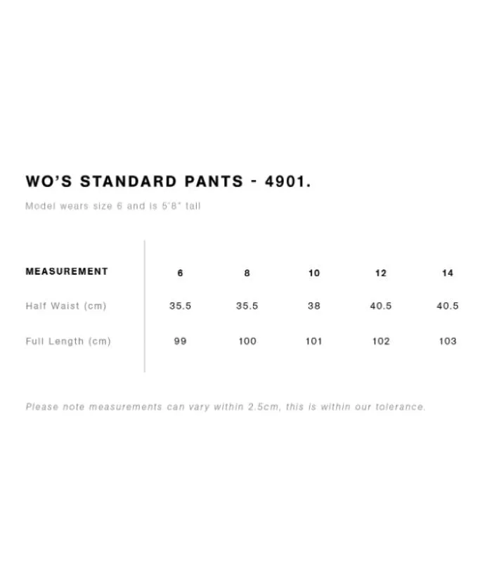 Womens Standard Pant